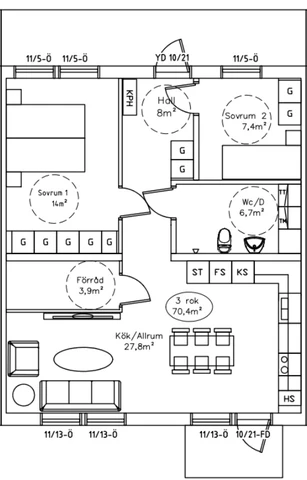 Planritning